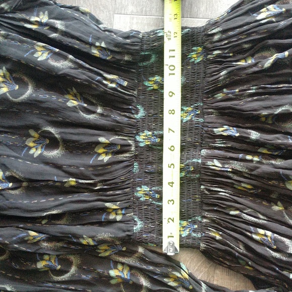 Free People Wild Horses  smocked mini dress - Picture 4 of 7